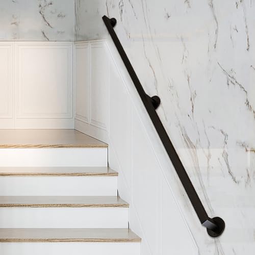 Rampe d'escalier en fer kit de balustrade murale pour rénovation de cage d'escalier intérieur
