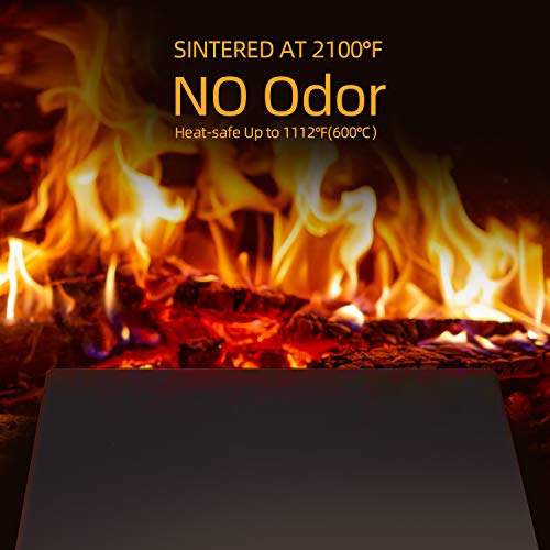 Pizza Stone For Oven Grill, Ohuhu 15X12 Inch Large Baking Stone With Glazed Surface Thermal Shock Resistant & Bamboo Pizza Peel Paddle, Bbq Cooking Stones For Grilling Pies Pastry Bread Crust Pizza #TOP5