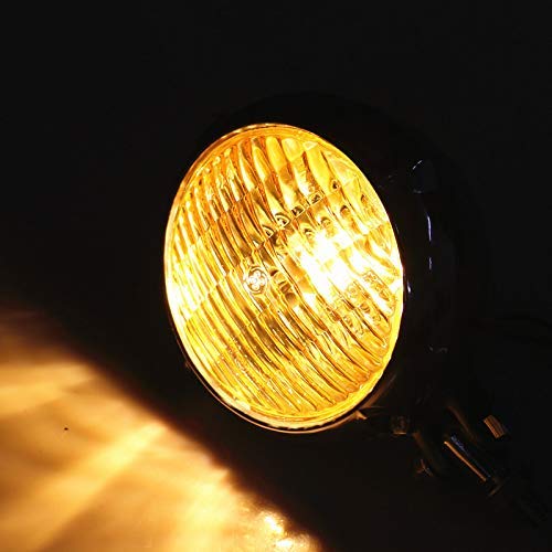FEU AVANT LED Noir 70mm phare vélo cruiser chopper américain