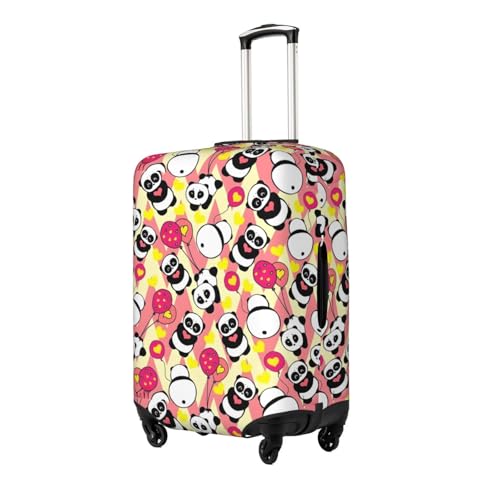 Cute Panda Pattern Luggage Protector,Scratch Travel Suitcase Cover Suitcase Fits 18-32 Inch Luggage4