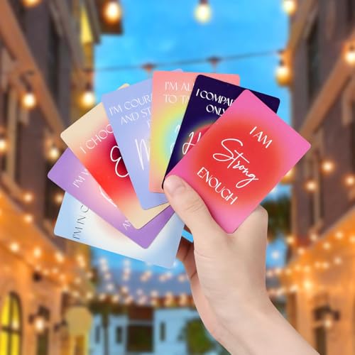 Affirmation Cards for Women, 63 Unique Positive Affirmation Cards, Daily Affirmations for Inspiration, Mindfulness, & Self-Care Gifts for Women - Image 8