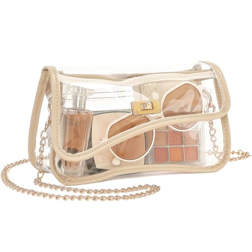 Image of YGR Clear Bag Stadium Event Concert Approved, Transparent Clear Crossbody Purse Shoulder Bag for Women