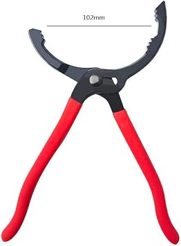 Oil Filter Wrench (L:12, Jaw Capacity: 60mm to 102mm), Automotive Oil Filter Removal Tool for Oil Change, Fuel Filter Wrench Plier (1 Set)