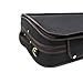 WUQIMUSC Double Violin Case Wooden Pro For Two 4/4 Full Size violins Nylon Oxford Exterior Silk Interior with Backstrap (Blue interior)