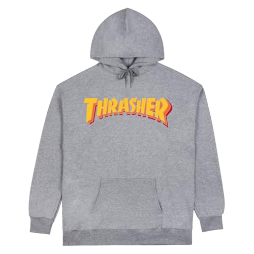 Thrasher Stacked Hoodie - Sport Grey