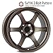 Circuit Performance CSF1 18x9.5 Flat Bronze 5x114.3 [+12mm] 57DR Style Drift Compatible with 350Z 240SX 370Z Mustang etc