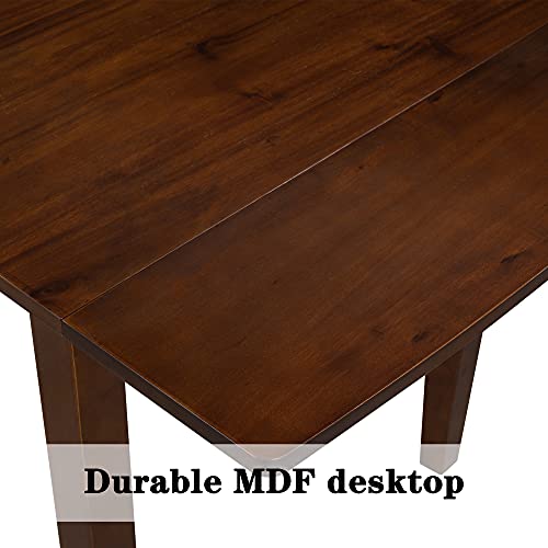 Drop Leaf Tables For Small Spaces,Drop Leaf Dining Table,Space Saving Dining Table,Solid Wood Folding Dining Table For Dining Room,Kitchen,Living Room #TOP6
