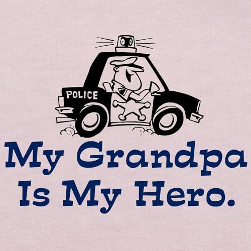 CafePress My Grandpa is My Hero (Police) Toddler T Sh Cute Toddler Graphic Tee, 100% Cotton3
