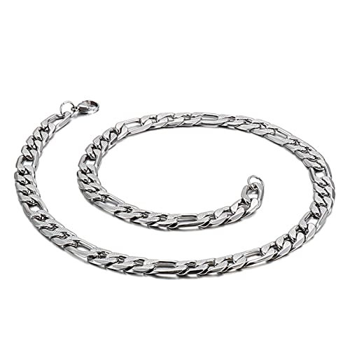 Chaîne de collier maillon acier inoxydable 45-71cm WZGWDC