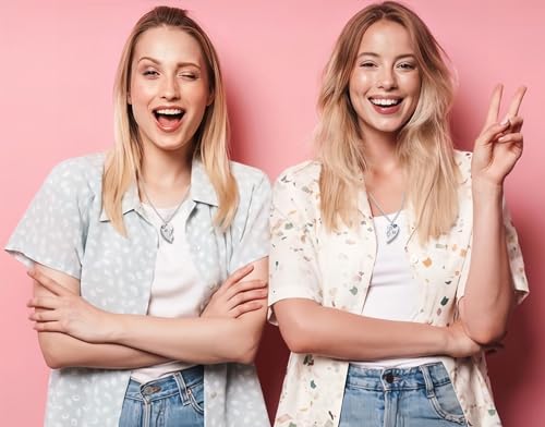 Friendship Necklace Gifts Matching Taylor Guitar Heart Pendant Best Friend Necklace BFF Necklace for 2 Women2