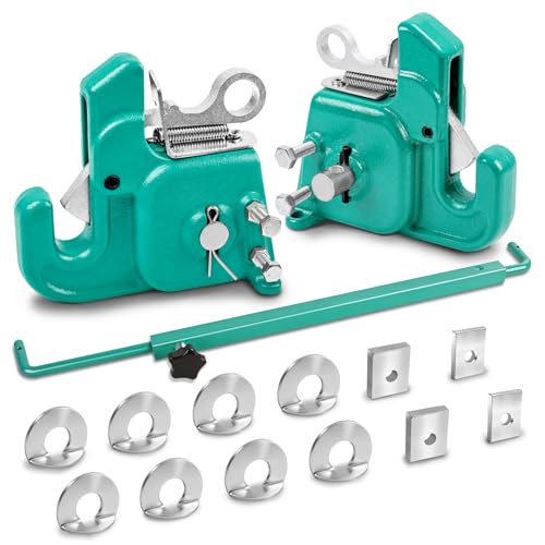 Upgraded Cat 1 Tractor Easy Change Quick Hitch System Compatible with 3 Point Hitch Adapter Tractor Hitch Faster Attach and Detach to Implements Comes Stabilizer Bar Green