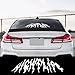 Rufutle Car Decal for Skoda Superb Octavia Rapid Spaceback Rapid, Rear Windshield Car Stickers Vehicle Body Vinyl Film Decal