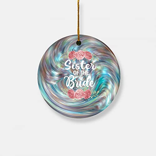 Kids Christmas Tree - Sister Of The Bride Bridal Party Shower Gift Ornament - Ceramic Ornament, Personalized Ornament, Christmas Holiday Ornament, Christmas Tree Ornament, Keepsake #TOP9