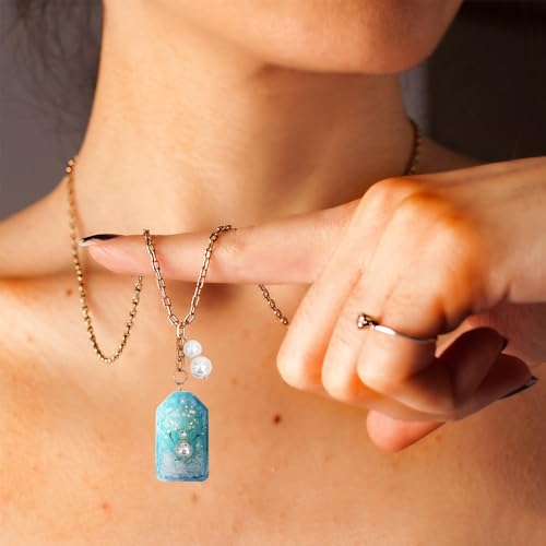 Boutigem Resin Jewelry Mold Round Oval Teardrop Pendant Silicone Mould for DIY Earring Bracelet Necklace Keychain Craft Making - Image 4
