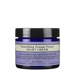 Neal’s Yard Remedies | Nourishing Orange Flower Night Cream | Vegan| Replenishes Skin Overnight | Moisturize Dry Skin | 50g