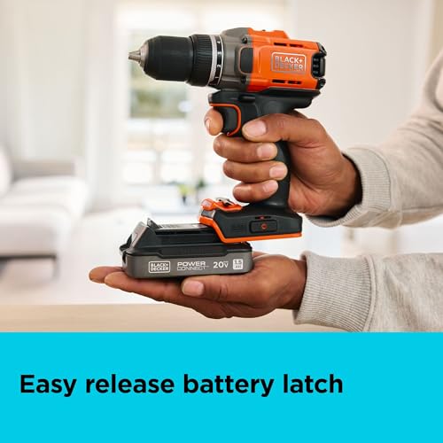 BLACK+DECKER 20V MAX POWERCONNECT 1.5 Ah Battery with State of Charge Indicator Light and Charger (LBD1520SCK) - image 5