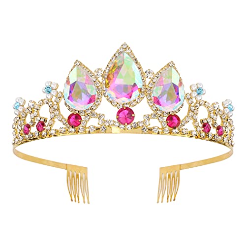 Diadema de princesa AOPRIE Alice corona colorida mujer el regalo de reina perfecto