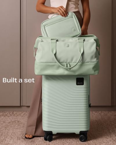 Coolife 3-Piece Carry-On Travel Set, 20-Inch Expandable Suitcase - image 7