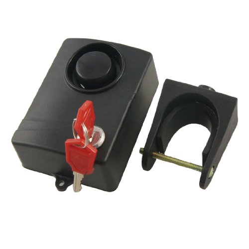 Aexit Black Plastic b- Locks 105dB Bicycle Move Sensor Security U-Locks Electronic