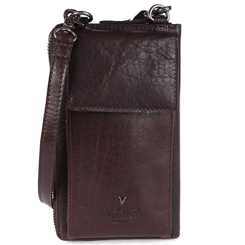 Image of Genuine Leather Small Leather Crossbody Bags For Women Cell Phone Purse, Trendy Casual with adjustable strap
