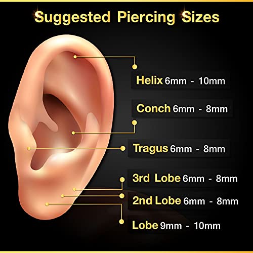 2Pcs Stainless Steel Labret Lip Rings 16 Gauge 5/16 8Mm 3Mm Clear Crystal Ball Tragus Earrings Auricle Piercing Jewelry 2112 #TOP4