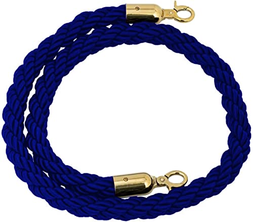 Cuerda de soporte trenzado resistente, cuerda de control de multitudes de cáñamo trenzado para divisor de colas, solución duradera de gestión de colas para eventos y lugares