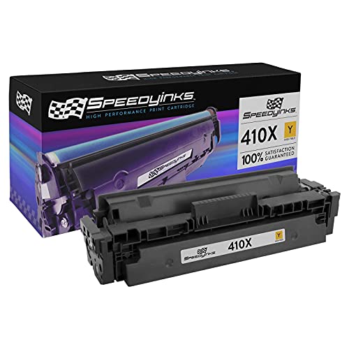 Consommable laser CF412X jaune compatible HP 410X à haut rendement par SPEEDYINKS