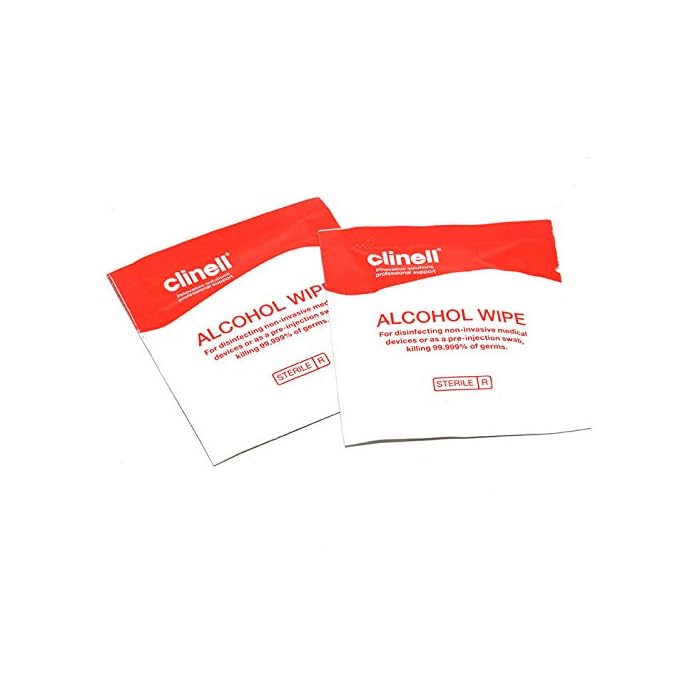 Buy 25 x Solvent Alcohol Wipe Sachets for Surface Preparation 2