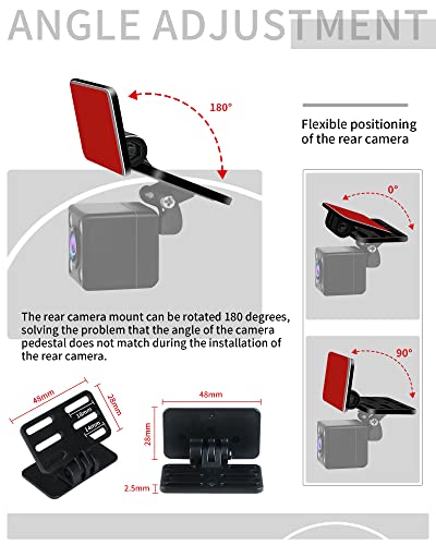 Suporte universal para câmera traseira, suporte de câmera traseira para a maioria das câmeras trasei