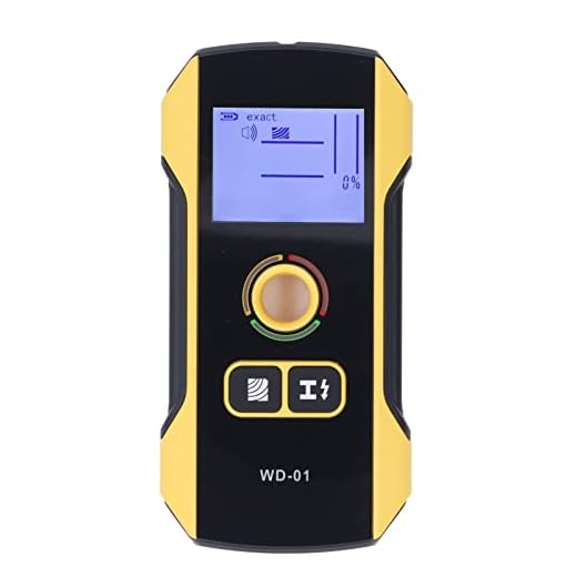 Scanner de Parede do Finder Stud 6 Em 1 Detector LCD Display Recarregável Alarme de áudio para Melhoria Casa