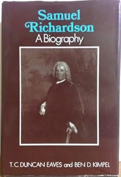 Hardcover Samuel Richardson: A biography, Book