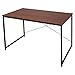 Produktbild WOLTU TSB08br Schreibtisch Computertisch Büromöbel PC Tisch Bürotisch Arbeitstisch aus Holz und Stahl, ca,120x60x70 cm, Schwarz+Dunkelbraun