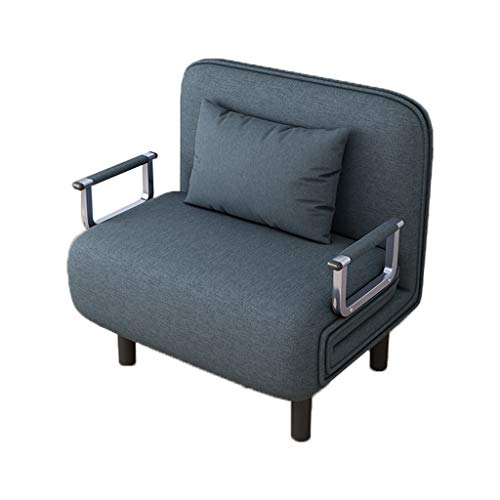 Quelife Folding Sleeper Chair, Sofa Bed Single Sleeper Convertible Chair Lounger Couch Bed-Teal Blue