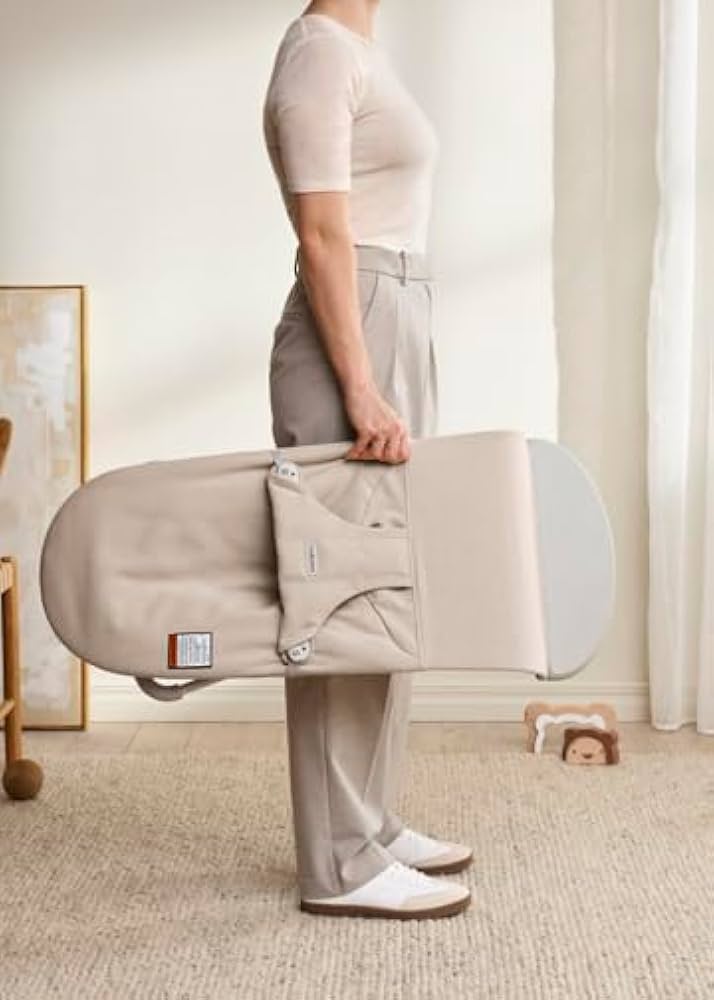 Amazon.com : BabyBjörn Bouncer Bliss, Woven mélange, Light