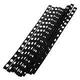 FRCOLOR Lot de 12 Bandes Suspendre Noires en Plastique Léger et Portable pour Organiser Vêtements, Design Minimaliste pour Affichage et Magasins de Tissus