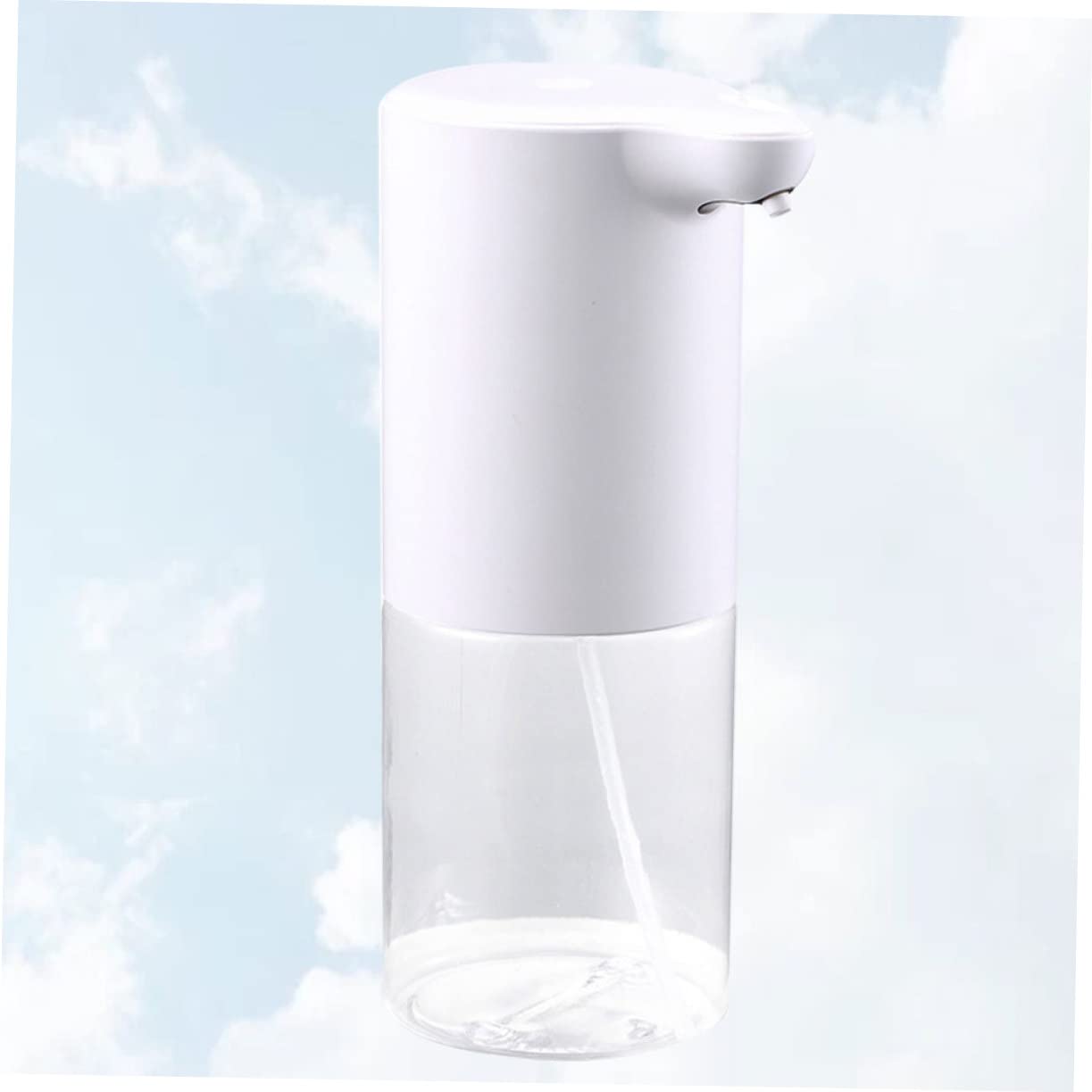 WOONEKY Automatischer Seifenspender mit Infrarot Sensor Berührungslos 320ml Abs für Bad und Bürottoilette Weiß
