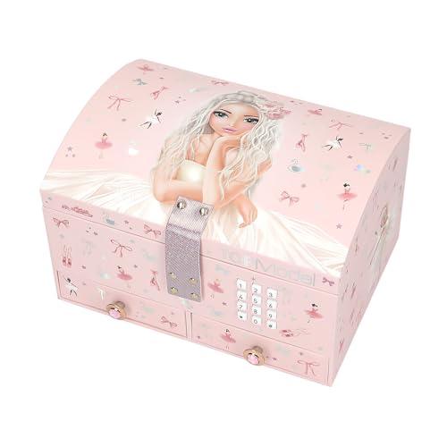 Depesche TOPModel 13239 - Joyero grande con diseño de modelo y detalles de colores, caja de...
