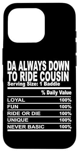 Da always down to ride cousin facts cousins �����Y ���f�B�[�X �X�}�z�P�[�X iPhone 16 Pro �p