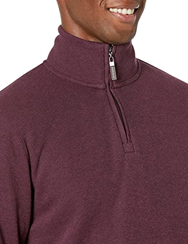Image of Amazon Essentials Men's Quarter-Zip French Rib Mock Neck Sweater, Casual Wear