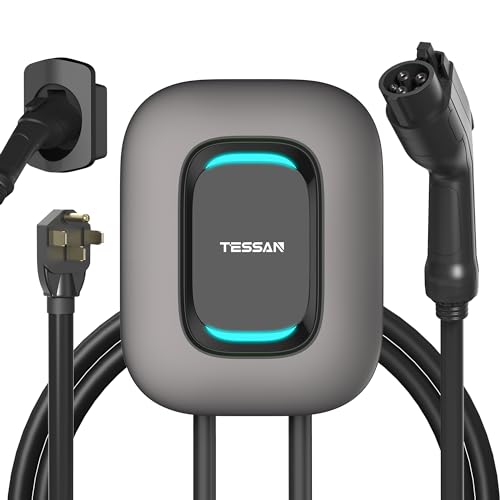 TESSAN 40A Level 2 EV Charger with 25ft Cable