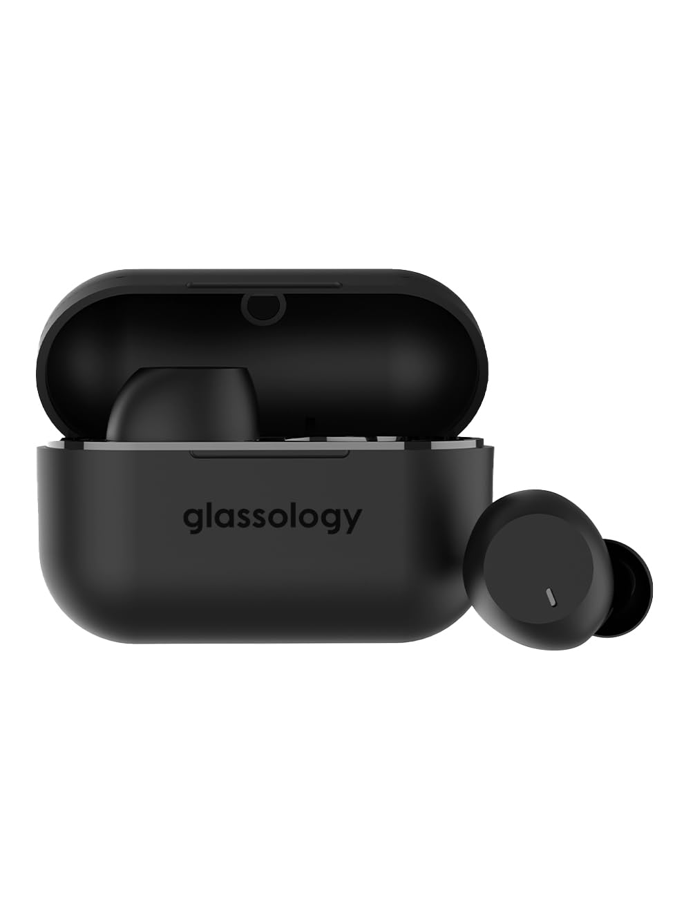 Glassology TWS Vibez mPods Mini Bluetooth Earbuds with 30H Playtime, ENC, Hi-Fi Sound, IPX4 Water Resistant, TypeC Fast Charging Case