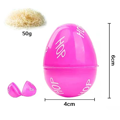DOKEI 24 Pezzi Uova di Plastica da Riempire
