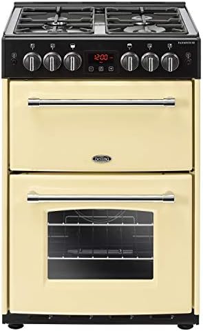 Belling Farmhouse60G 60cm Gas Cooker with Full Width Electric Grill – Cream