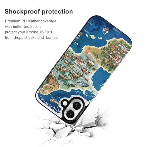 Étui portefeuille iPhone 16 Plus protège écran et range cartes - 2