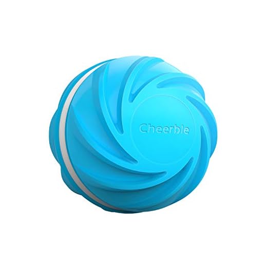 meinno Wicked Ball Cyclone Version, IPX67 Waterproof, 100% Automatic and Interactive Ball to Keep Your Dogs/Cats Company All Day, Your Pet's Joy When Home Alone -NOT for CHEWERS