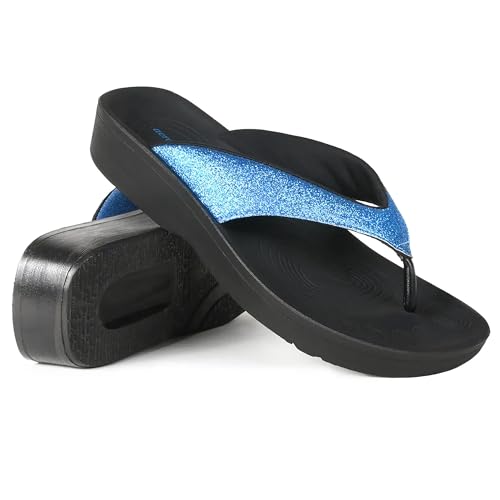Image of AEROTHOTIC Original Orthotic Comfort Thong Style Flip Flops Sandals for Women with Arch Support for Comfortable Walk