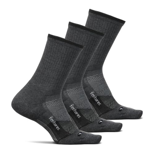 Image of Feetures Trail Max Cushion Mini Crew Sock - Hiking Socks for Men & Women