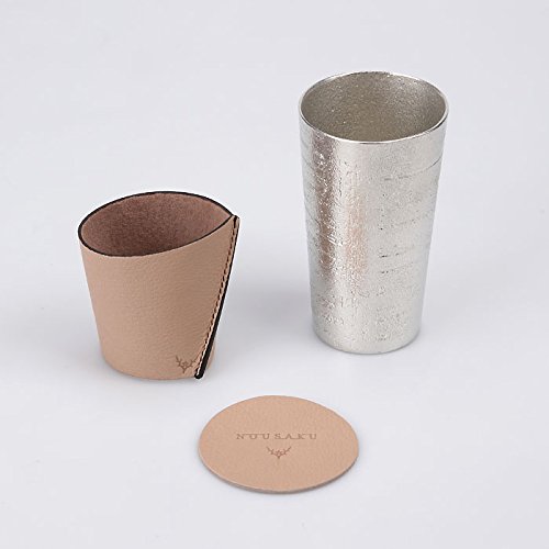 Amazon.co.jp: 能作 ビアカップ - シラカバセット - ベージュ 600233  