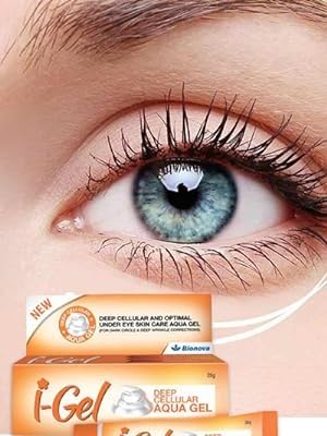 Image of Bionova I GEL Under Eye Cream Deep Cellular and Optimal Under Eye Skin Care Aqua Gel With No Harmfull Chemicals For Removing Dark Circles Healthy Eyes Eye Bags 25 gms