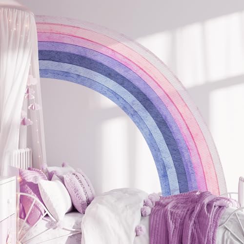 WandSticker4U®- [Aquafarben] Riesiges Wandtattoo REGENBOGEN Kinderzimmer...